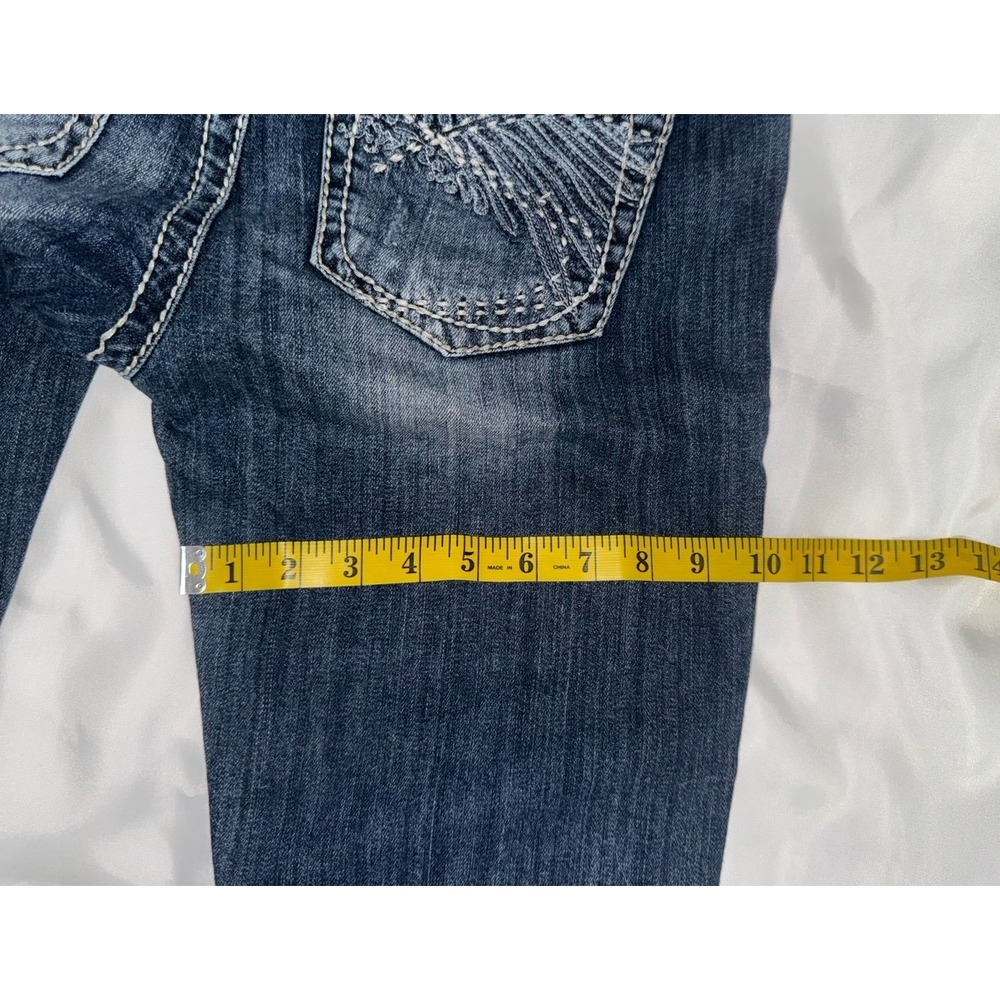 Silver jeans‎ low rise embellished wings capri jeans 32 (runs small in thighs) - Picture 11 of 12